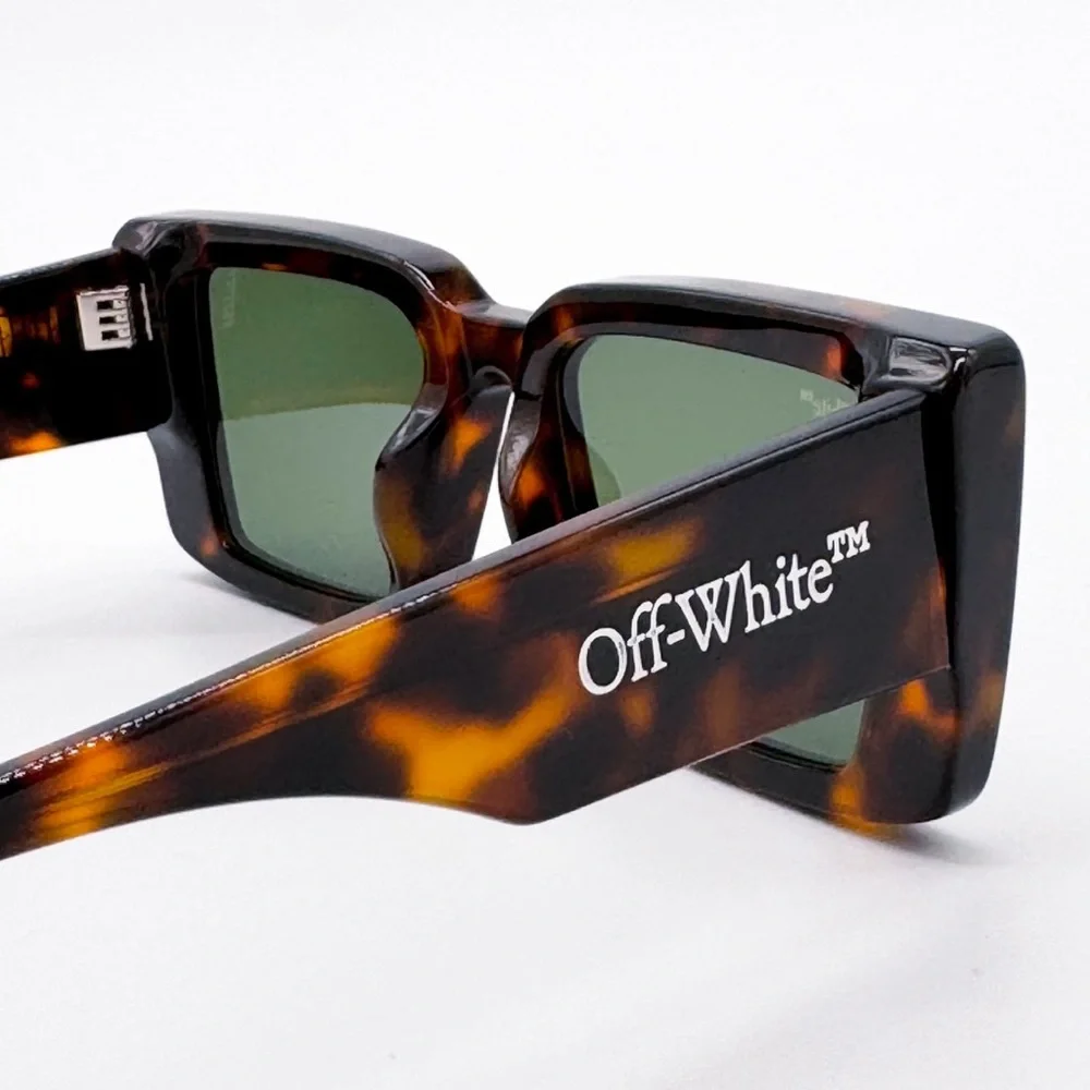 NEW OFF-WHITE SAVANNAH AF 16055 HAVANA SUNGLASSES SQUARE OERI077 6055